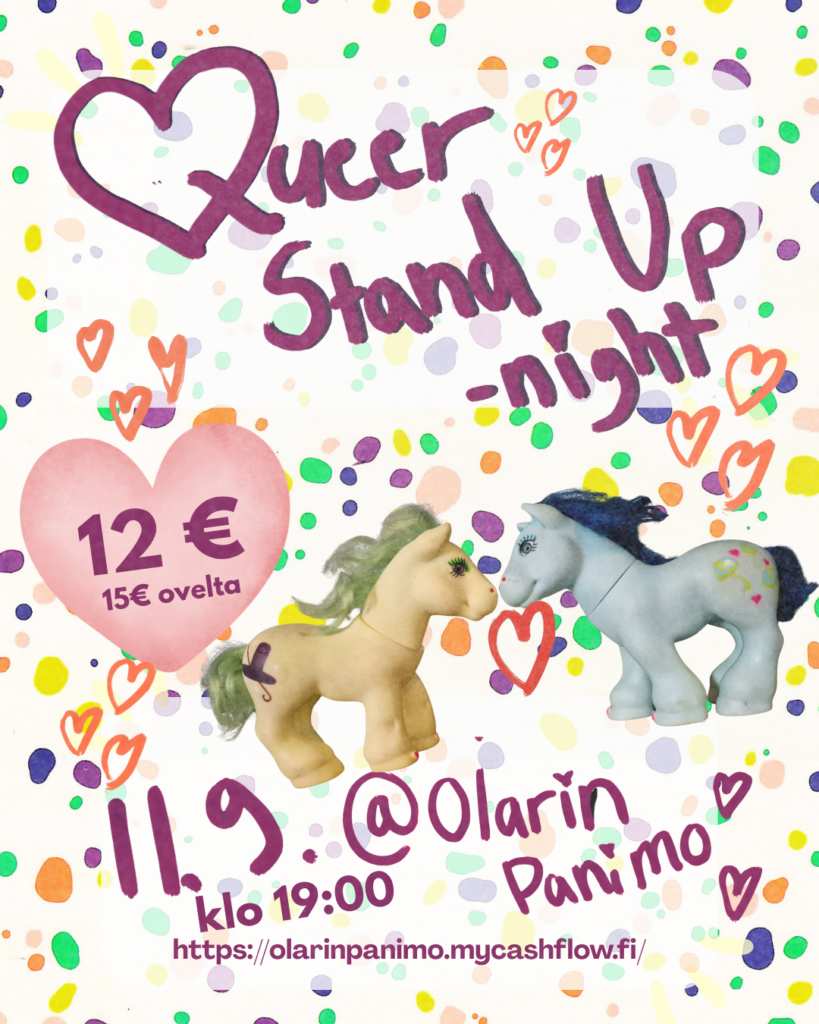 Queer Stand Up-ilta 11.9.