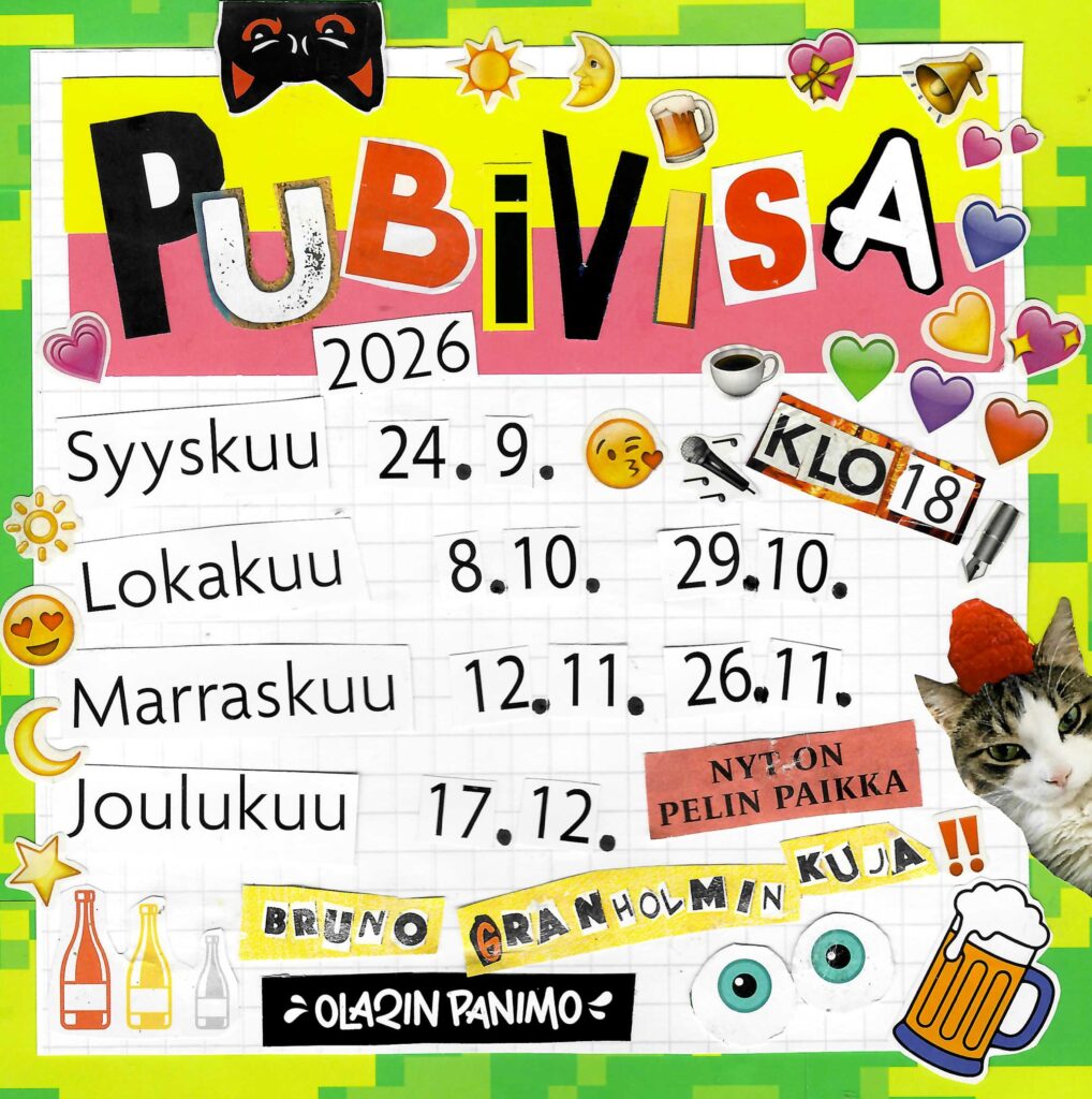 Pubivisa 24.9.2026 – VISAKAUSI ALKAA!